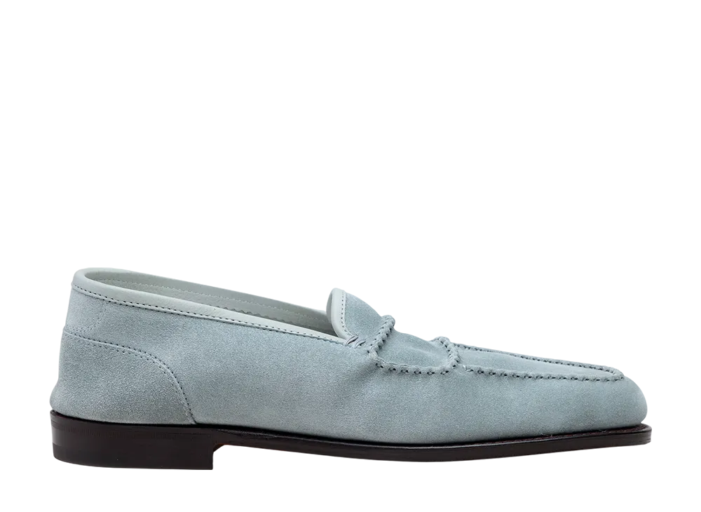 JOHN LOBB Bath "Ice Blue Suede"