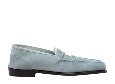 JOHN LOBB Bath "Ice Blue Suede"