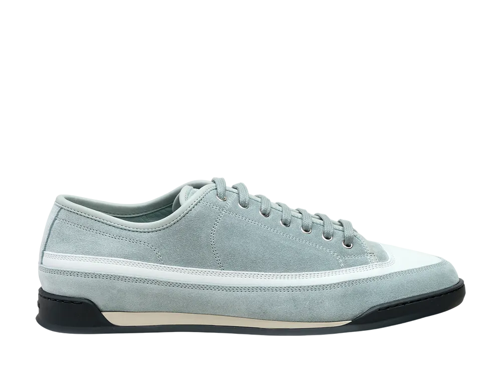 JOHN LOBB Court "Ice Blue Suede"