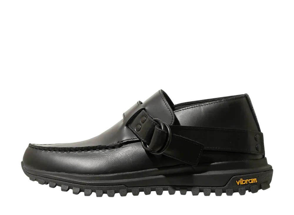 Engineered Garments x SUICOKE Ring Moc Smooth Leather "Black"