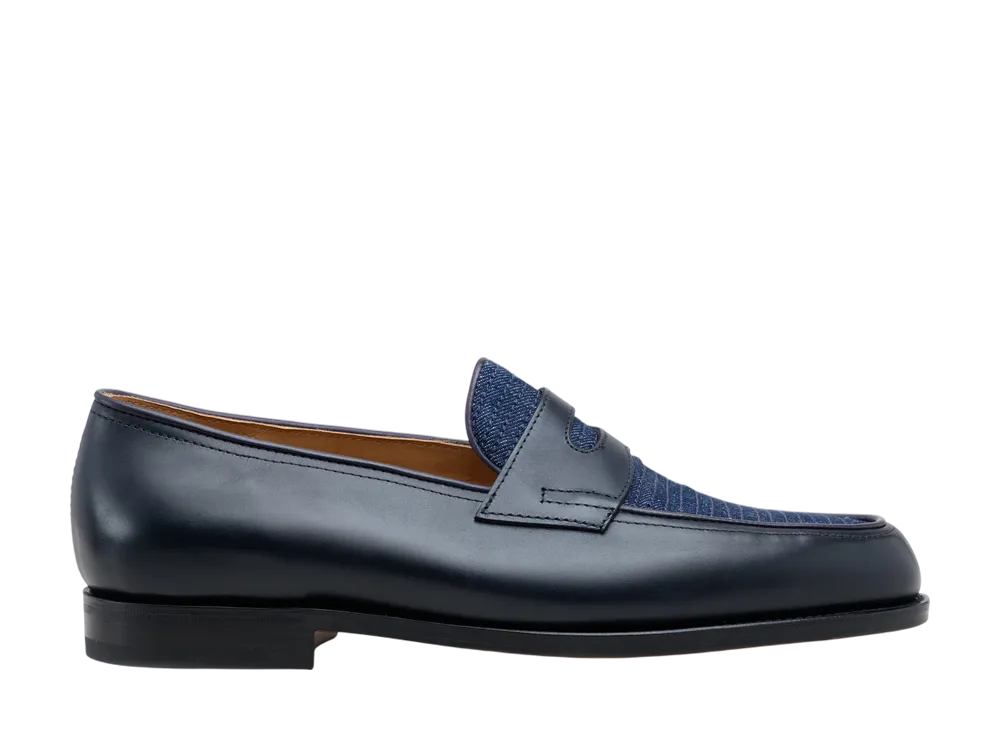 JOHN LOBB Lopez Denim "Blue Denim"