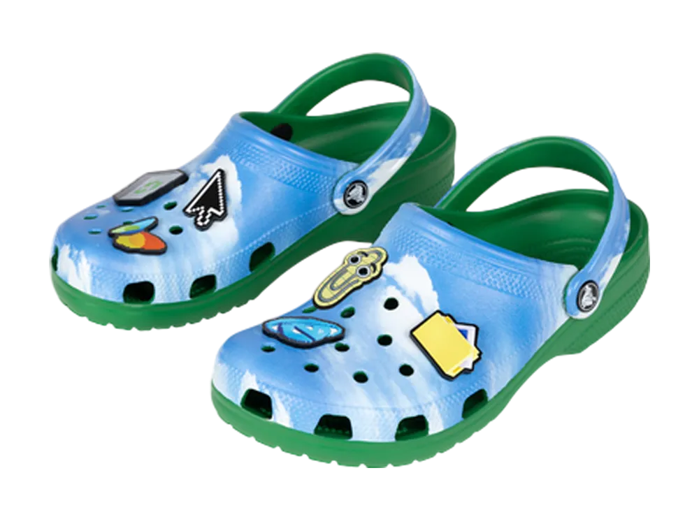 Microsoft x Crocs Classic Clog "Microsoft's 50th Anniversary Windows XP"