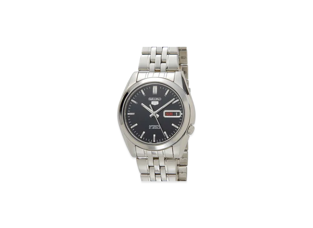 SEIKO Five SEIKO Automatic Watch "Black/Silver"