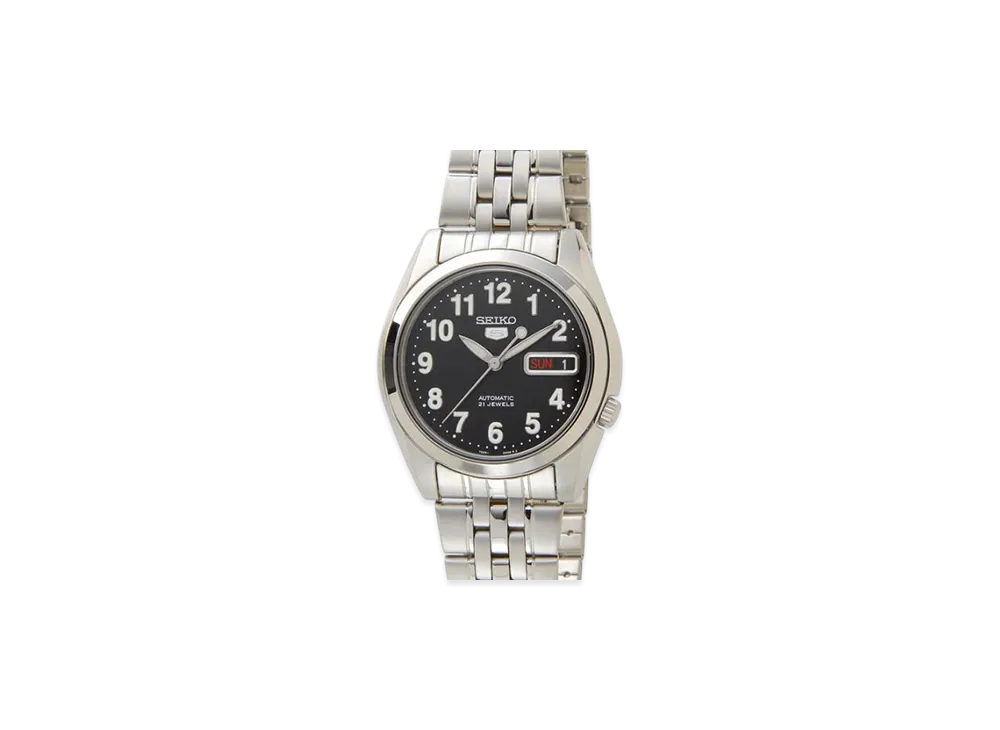 SEIKO Five Black Automatic Watch "Black"