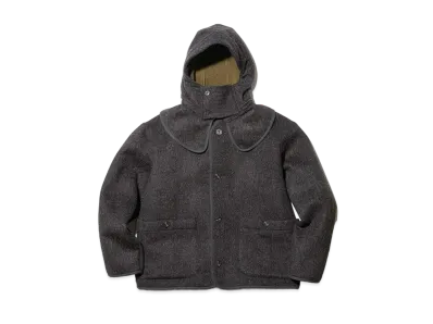 snow peak Double face Cardigan "Dark Grey"