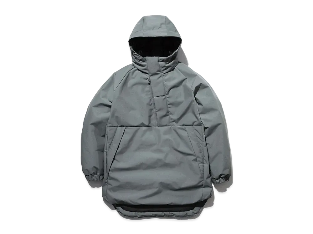 snow peak FR 2L Down Long Pullover "Grey Khaki"