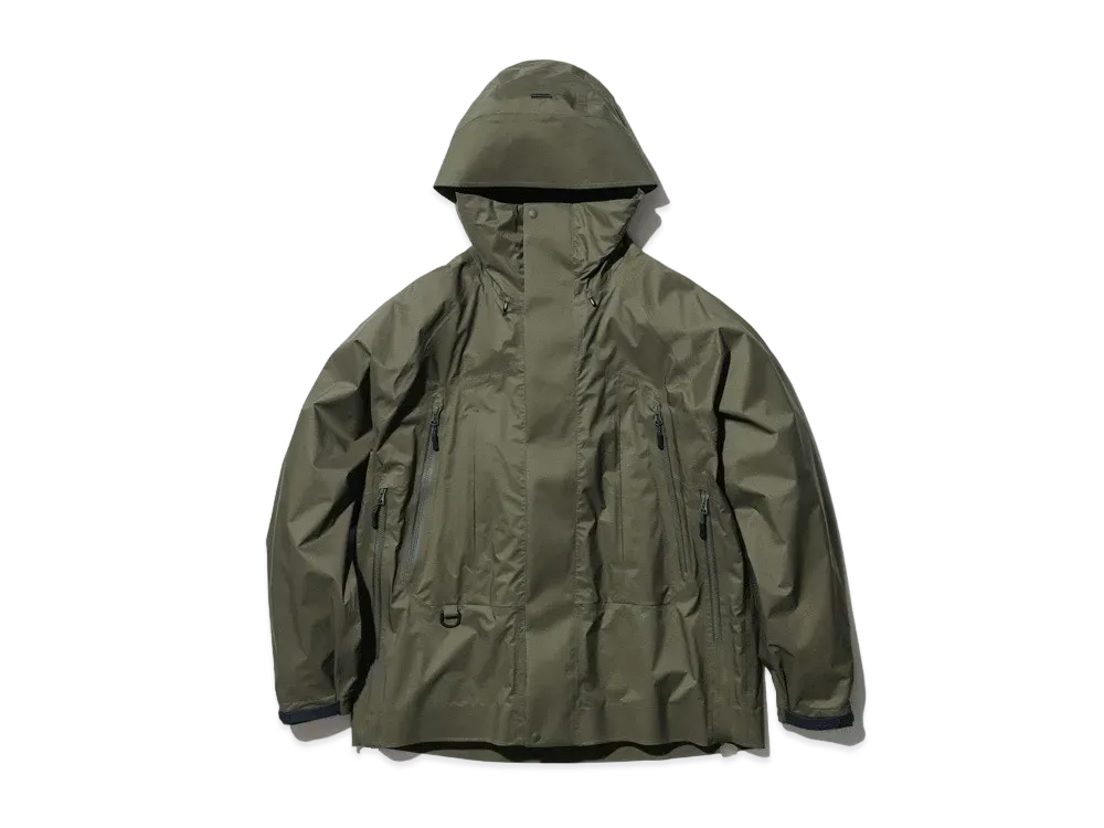 snow peak 2.5L Rain Jacket "Olive"