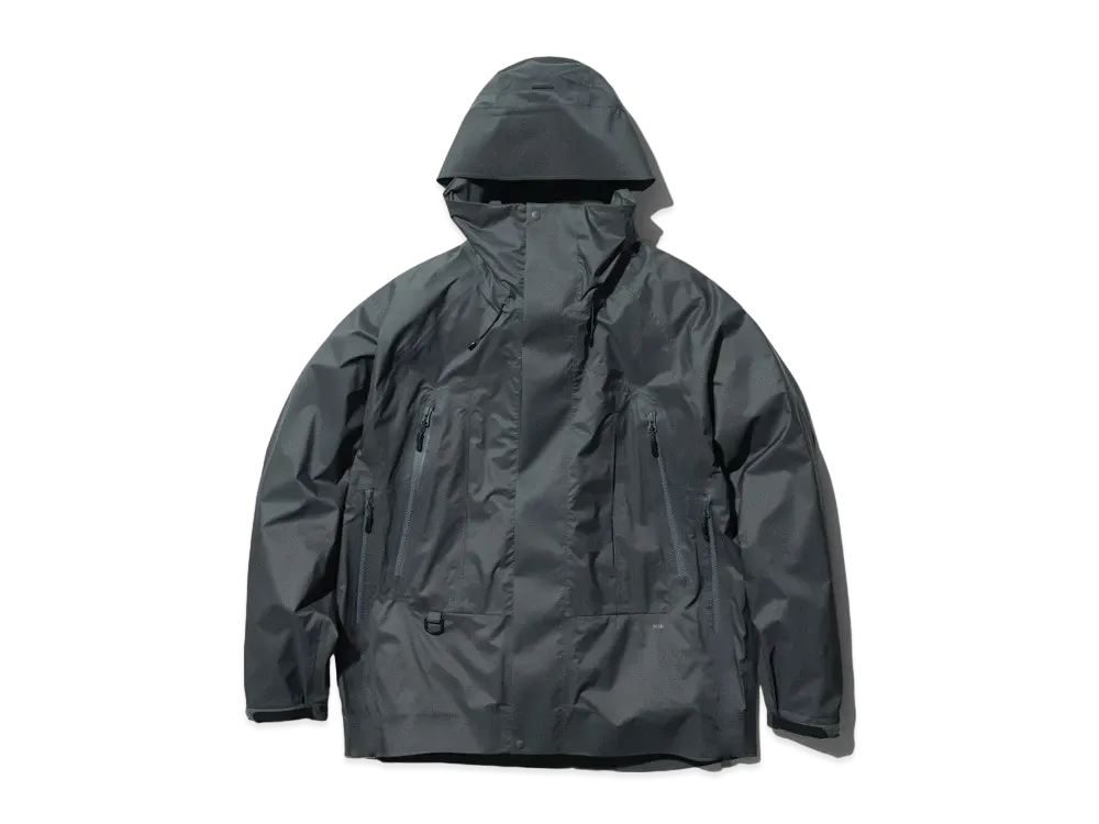 snow peak 2.5L Rain Jacket "Charcoal"