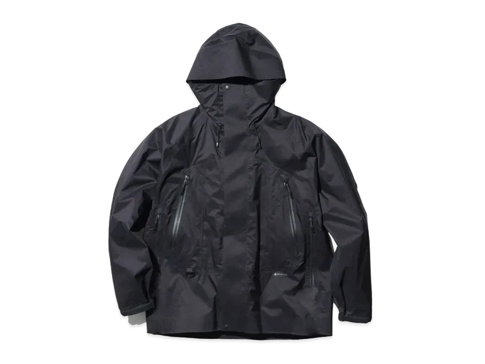 snow peak 2.5L Rain Jacket "Black"