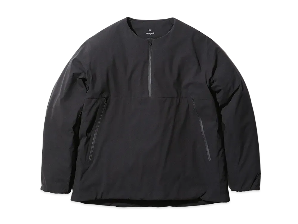 snow peak Stretch 2L Warm Pullover "Black"