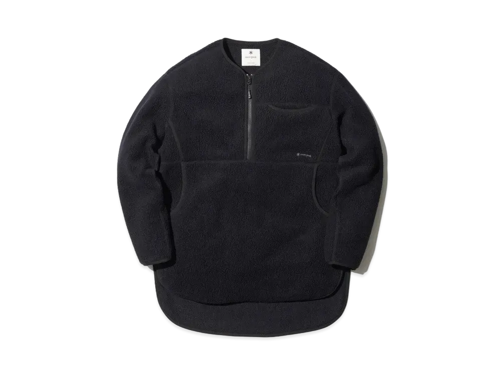 snow peak Thermal Boa Fleece Pullover "Black"