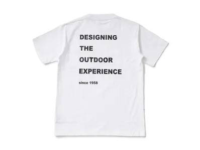 snow peak Reflector Message T shirt "White"