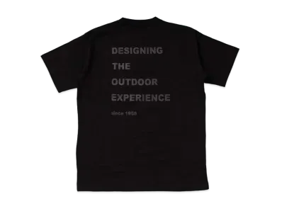 snow peak Reflector Message T shirt "Black"
