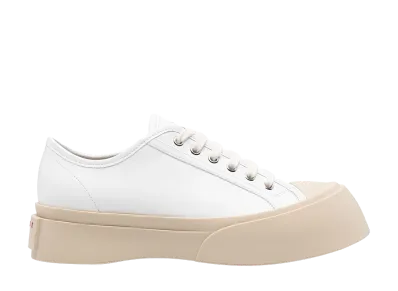 MARNI White Leather Pablo Sneakers "White"