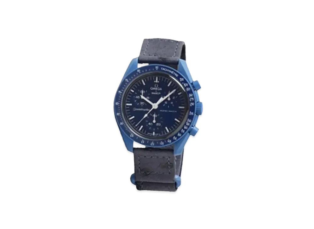 Swatch x OMEGA Mission to Neptune Ostrich SO33N100C