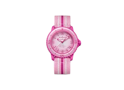 Blancpain x Swatch Bioceramic Scuba Fifty Fathoms Collection "Pink Ocean" SO35P400