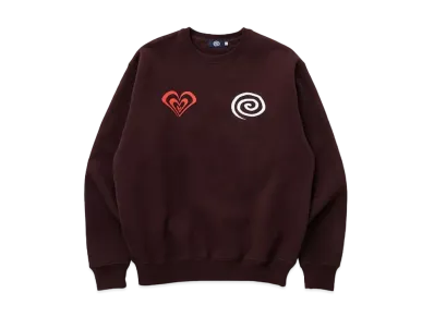 SOL soonerorlater GuruGuru Heart Sweatshirt "Brown"