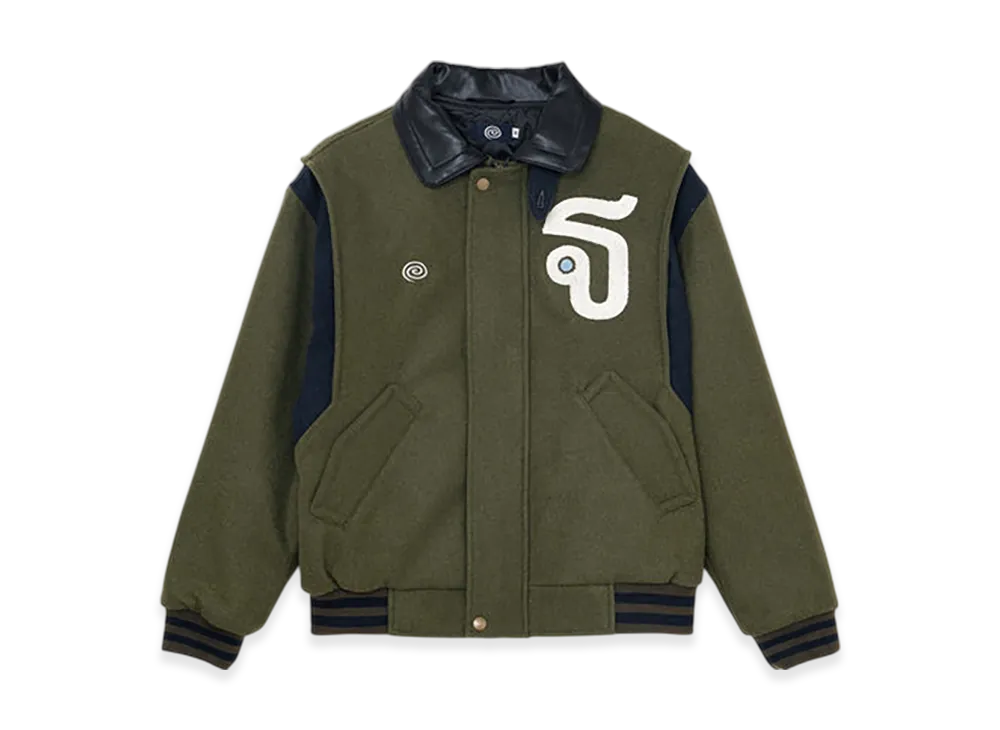 SOL soonerorlater Varsity Jacket "Green"