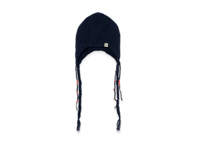 SOL soonerorlater Hand-knitted Flight Cap "Navy"