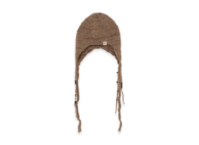 SOL soonerorlater Hand-knitted Flight Cap "Brown"