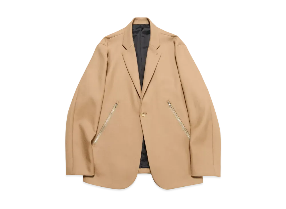 SOPHNET. Zip Pocket 1Button Jacket "Beige"