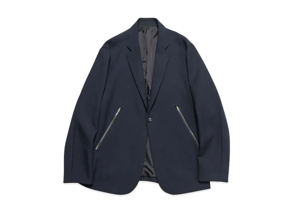 SOPHNET. Zip Pocket 1Button Jacket "Navy"