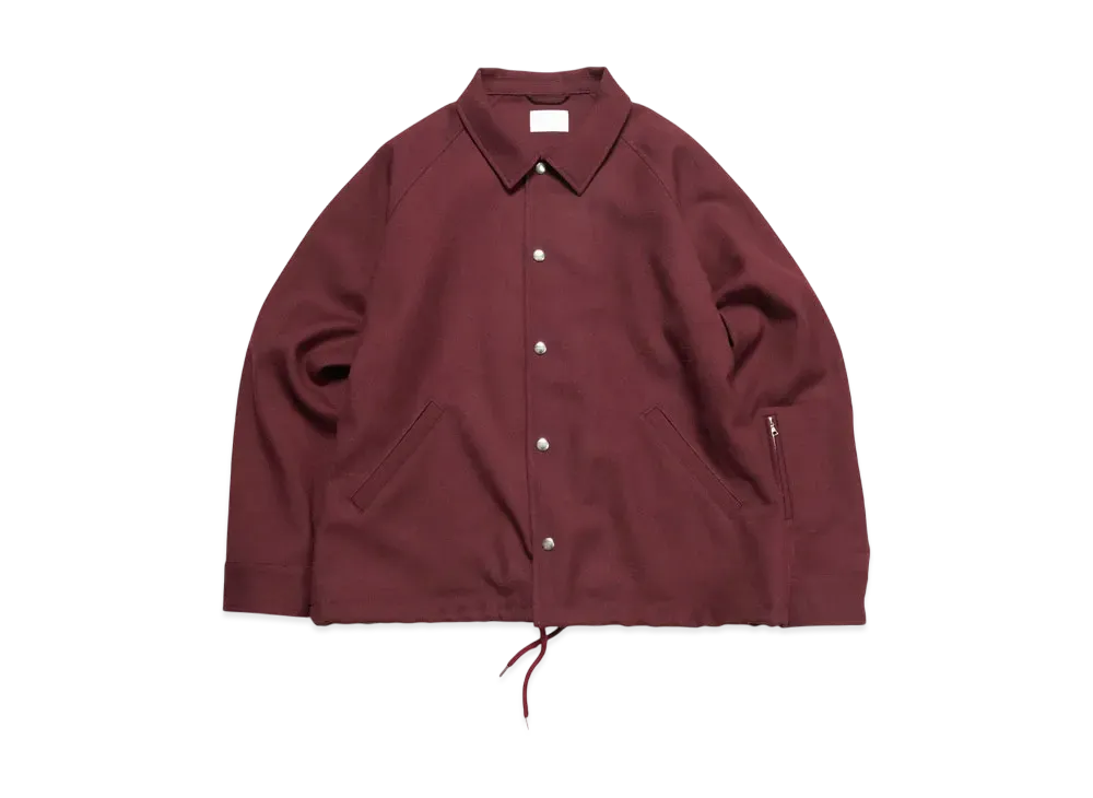 SOPHNET. Coach Jacket "Burgundy"