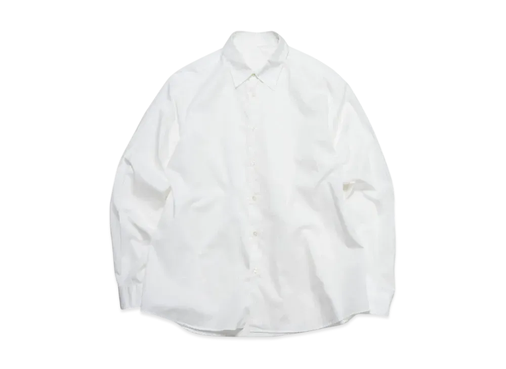 SOPHNET. Highcount Twill Regular Fit Shirt "White"