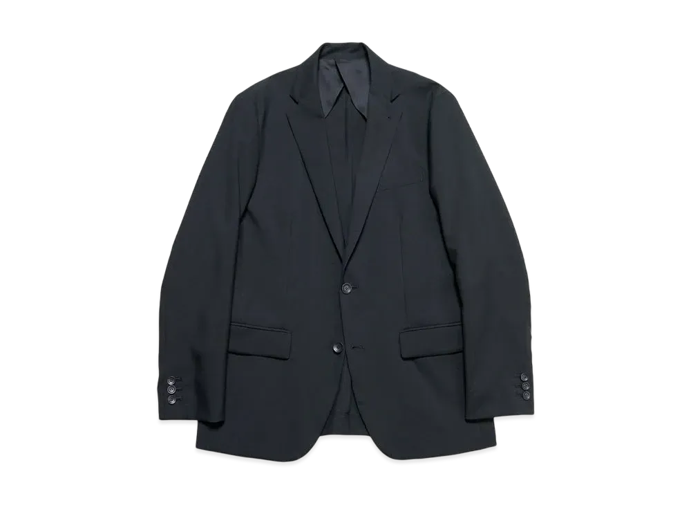 SOPHNET. Summer Merino Wool Standard 2Button Jacket "Black"