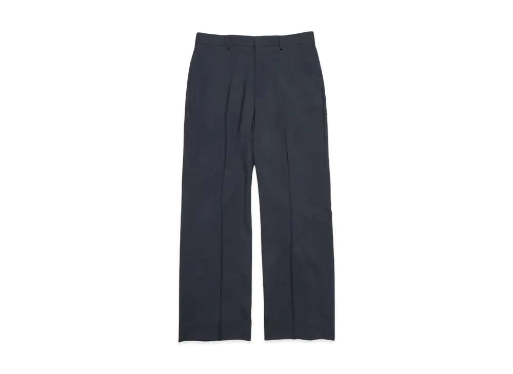 SOPHNET. Summer Merino Wool Straight Fit Slacks "Navy"