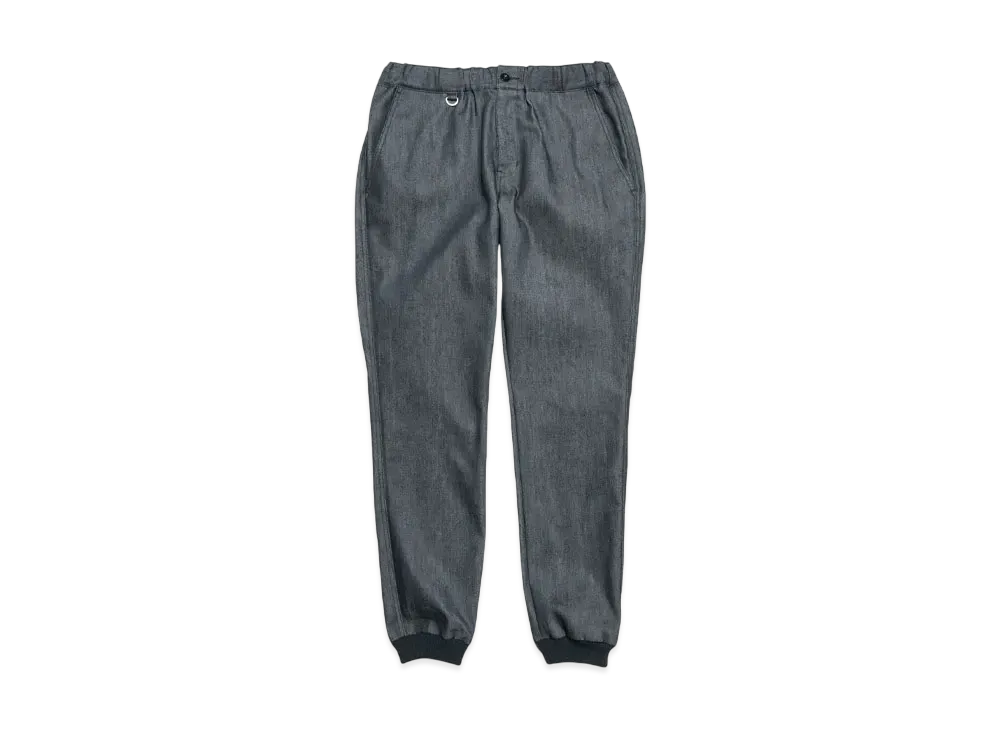 SOPHNET. Stretch Denim Slim Fit Ribbed Pants "Black"