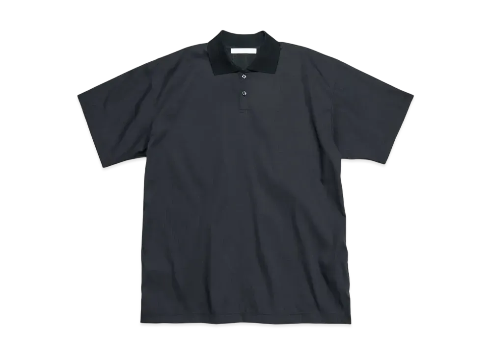 SOPHNET. S/S Polo Shirt "Black"