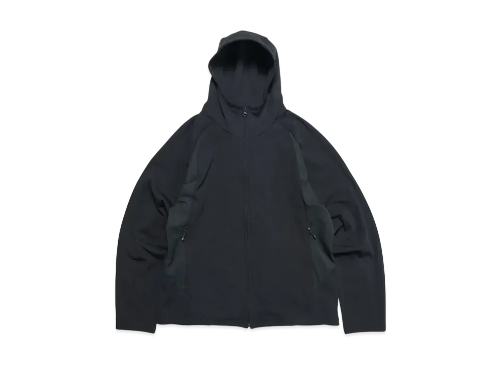 SOPHNET. Tech Zip Up Hoodie "Black"