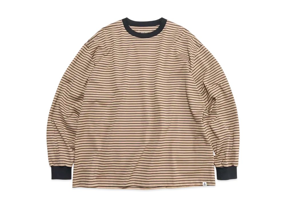 SOPHNET. Border L/S Tee "Beige"
