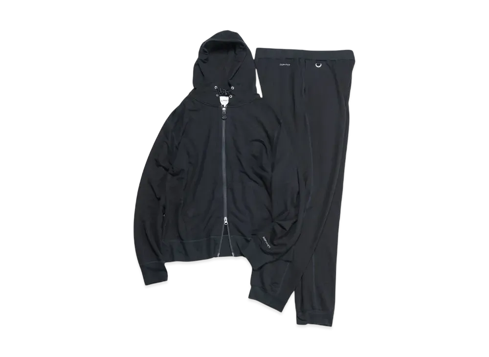 SOPHNET. Moc-T Hoodie & Long Pants Set "Black"