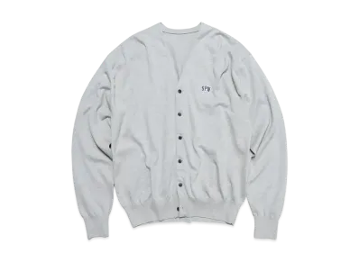SOPHNET. SPN Wappen Knit Cardigan "Gray"