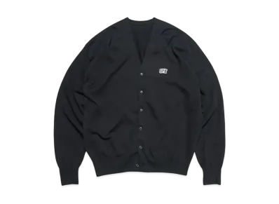 SOPHNET. SPN Wappen Knit Cardigan "Black"