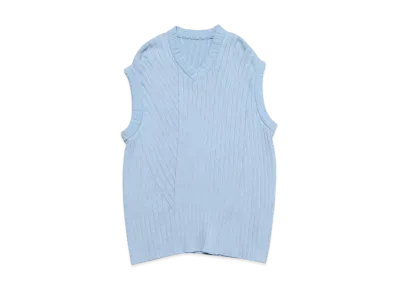 SOPHNET. Knit Vest "Light Blue"
