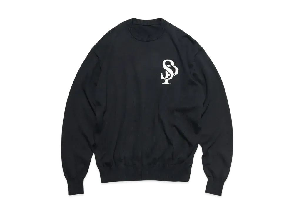 SOPHNET. SP Crewneck Knit "Black"