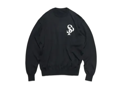SOPHNET. SP Crewneck Knit "Black"