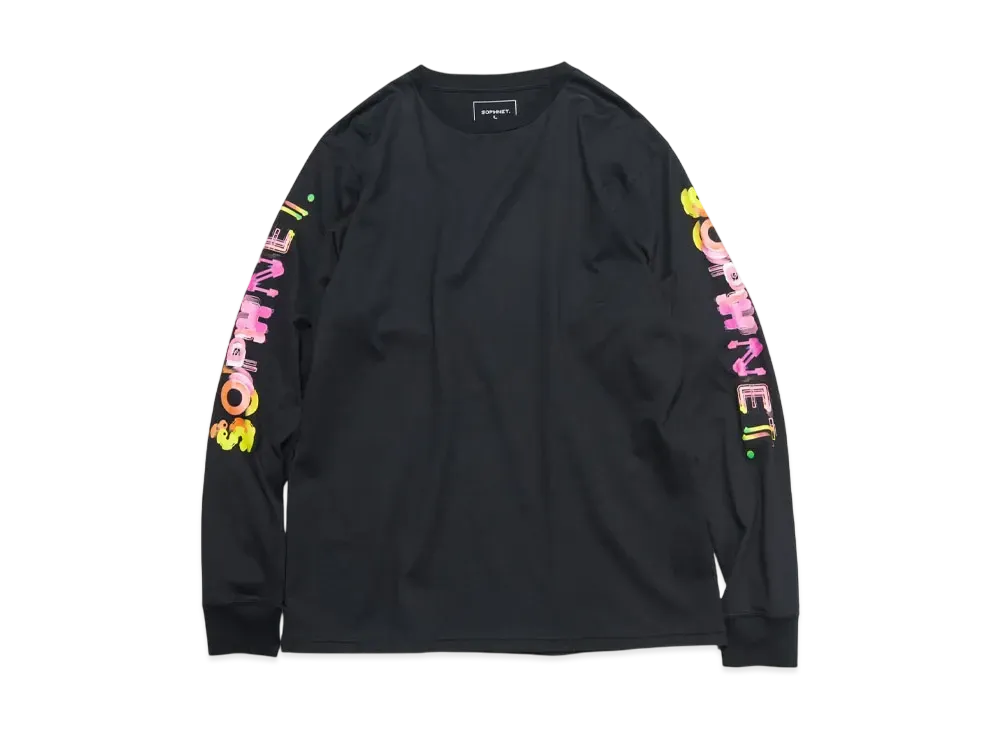 SOPHNET. Simon Taylor: Flower L/S Tee "Black"