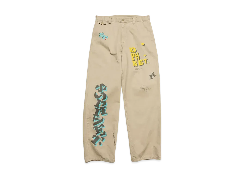 SOPHNET. Simon Taylor: Logo Chino Pants "Beige"