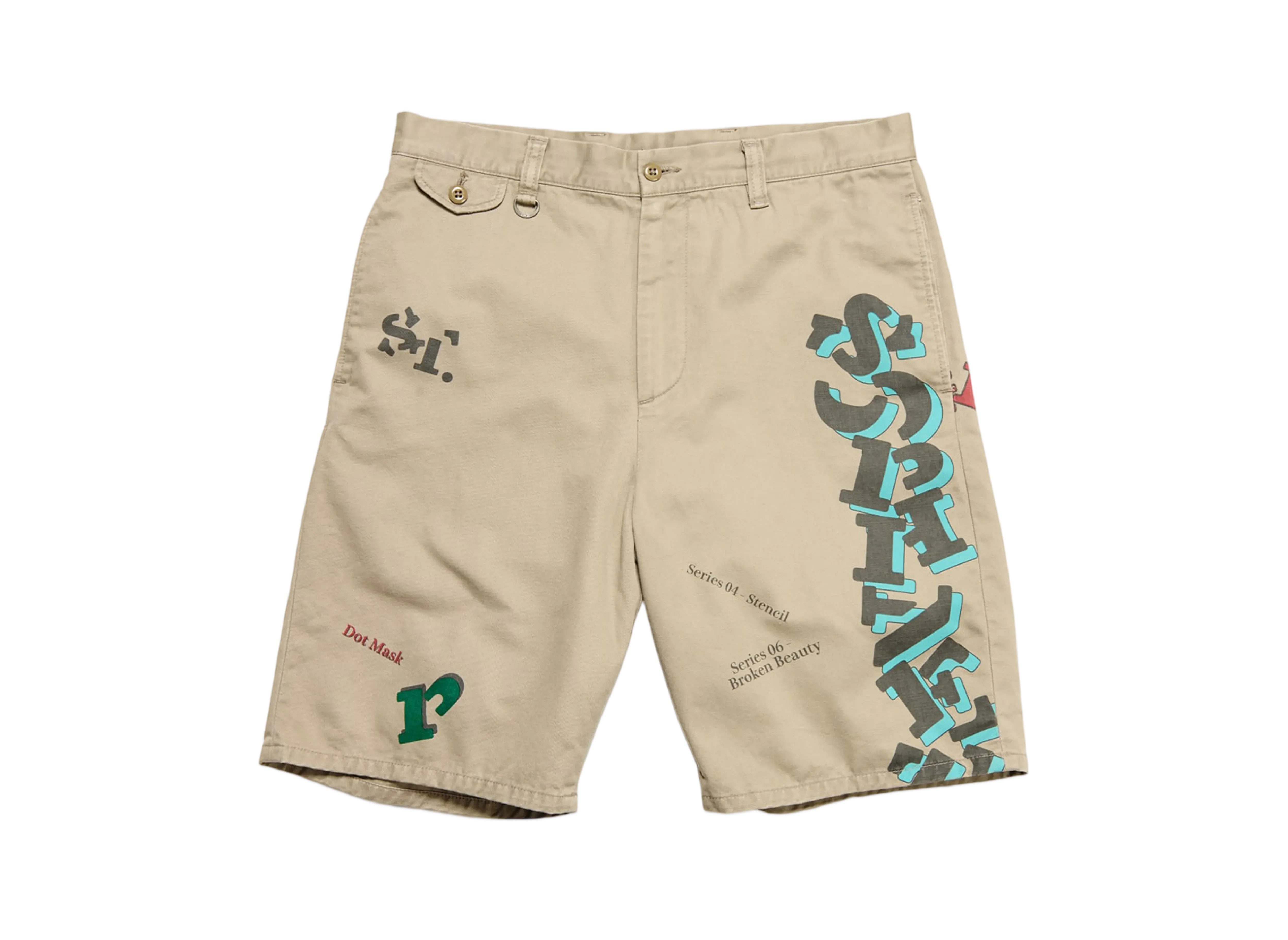 SOPHNET. Simon Taylor: Logo Chino Shorts "Beige"