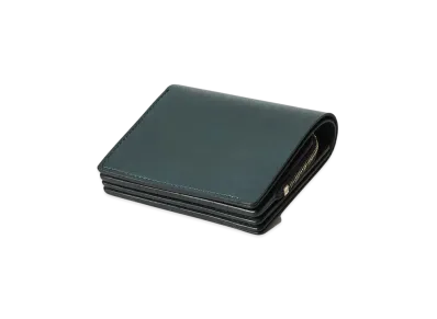 SOPHNET. Leather Wallet "Navy"