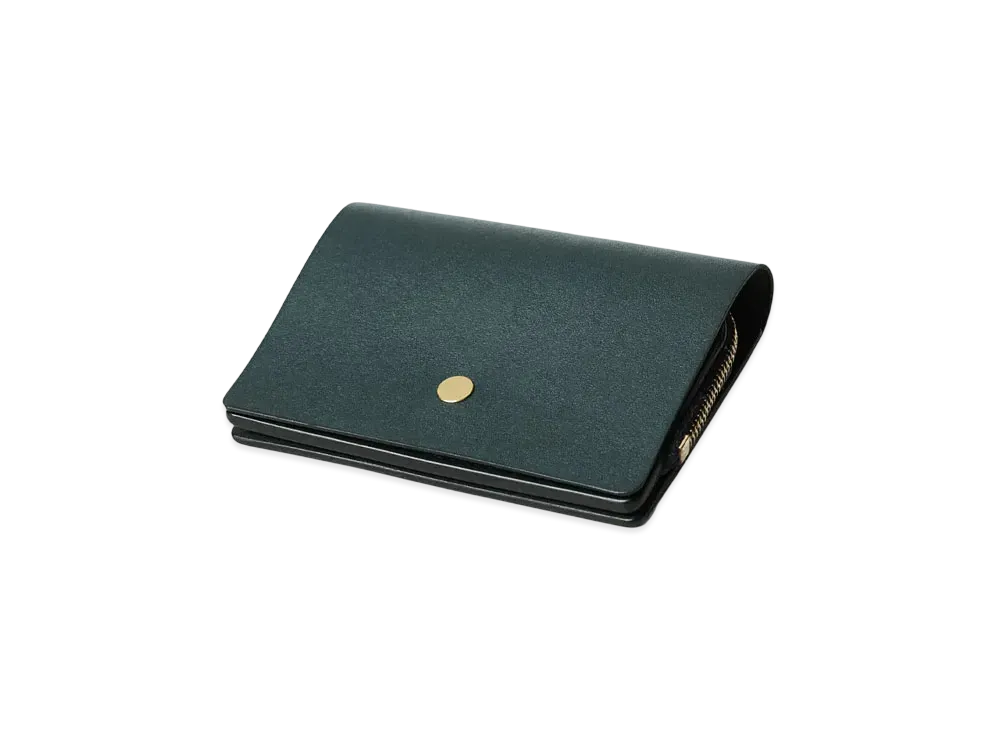 SOPHNET. Leather Small Wallet "Navy"