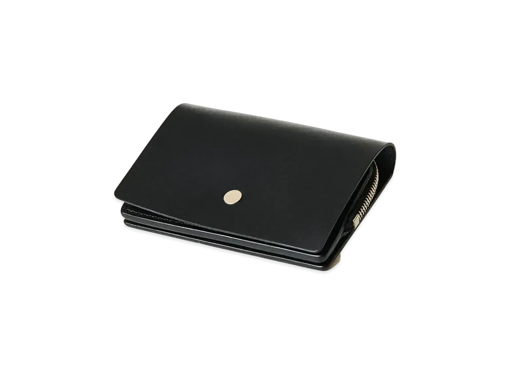 SOPHNET. Leather Small Wallet "Black"