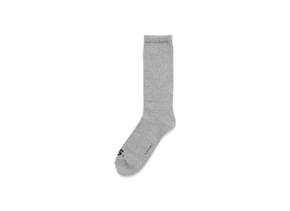 SOPHNET. Binchotan Ribbed Socks "Gray"