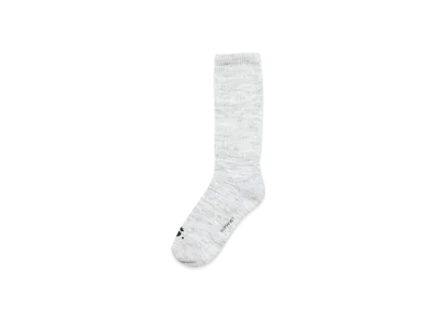 SOPHNET. Binchotan Ribbed Socks "White"