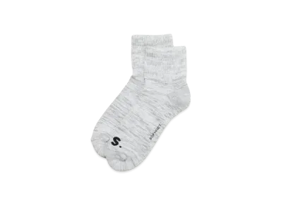 SOPHNET. Binchotan Short Socks "White"