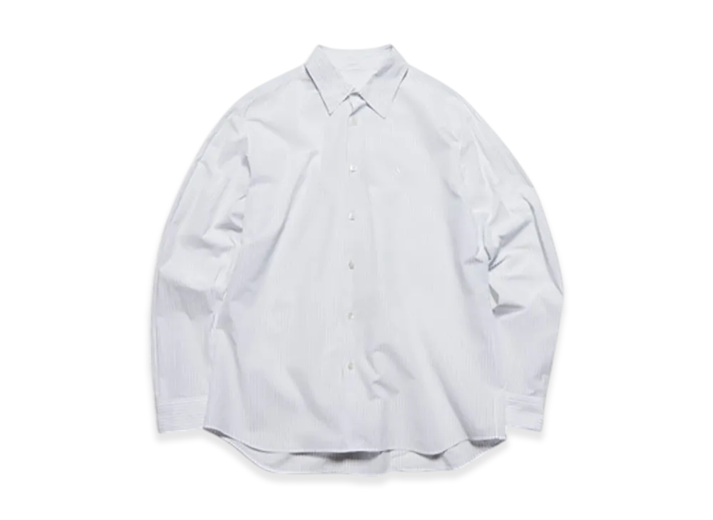 SOPHNET. Voile Washer Regular-Fit Shirt "White"
